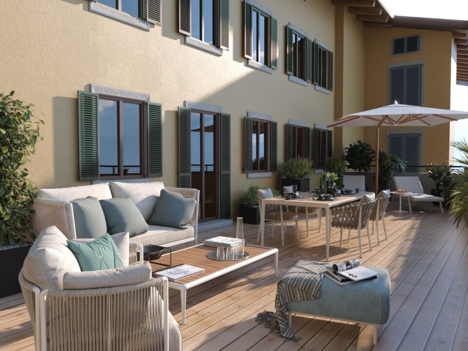 Appartamento con grande terrazzo